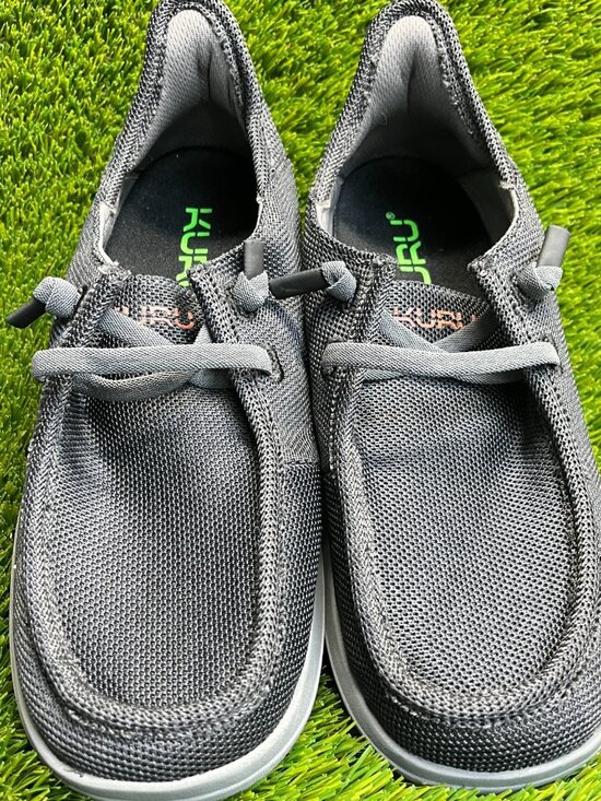 Kuru Draft Rento Mens Size 8.5 Black Gray Classic Outdoor Walking Slip-On Shoes main image 4